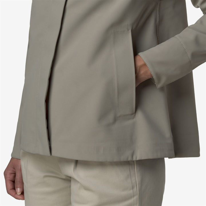 MADALINA BONDED - Jackets - Mid - WOMAN - Green Oak-Blue Depth 5