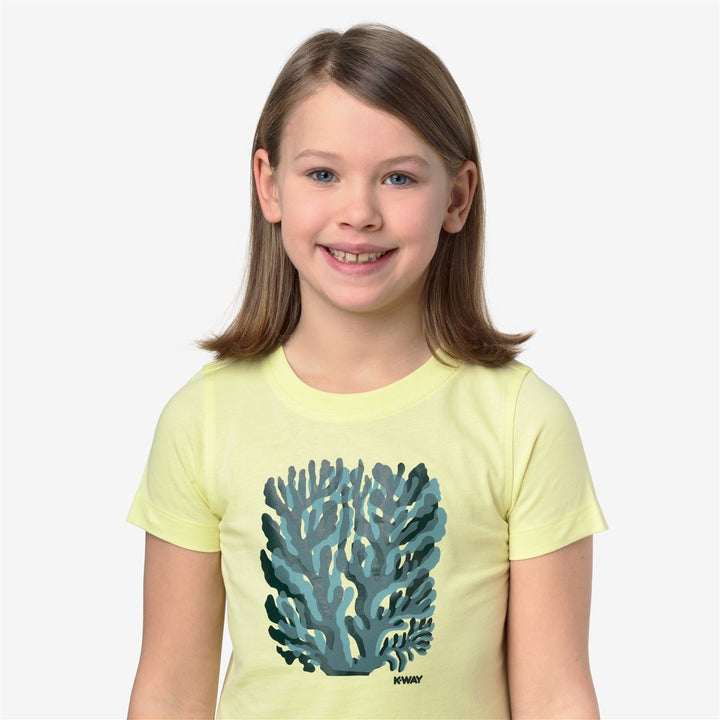 P. MELIS CORAIL JERSEY - T-Shirt & Top - T-Shirt - Fille - Yellow Lime 4