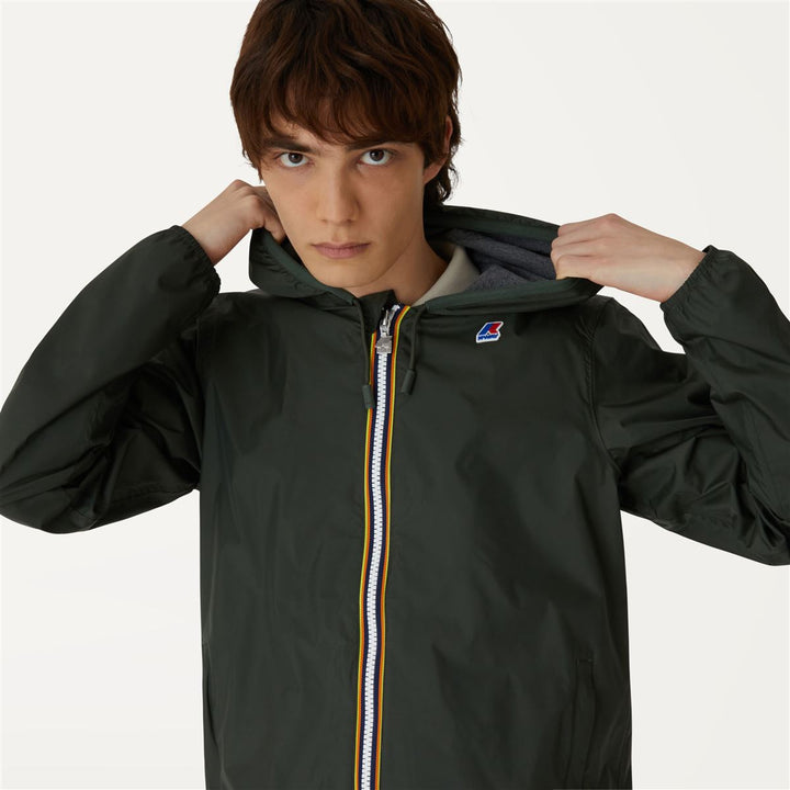 JACQUES NYLON JERSEY - Jackets - Short - MAN - GREEN BLACKISH 3