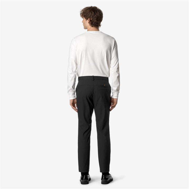 ELIA TWILL PEACH - Pants - CHINO - UNISEX - BLACK PURE