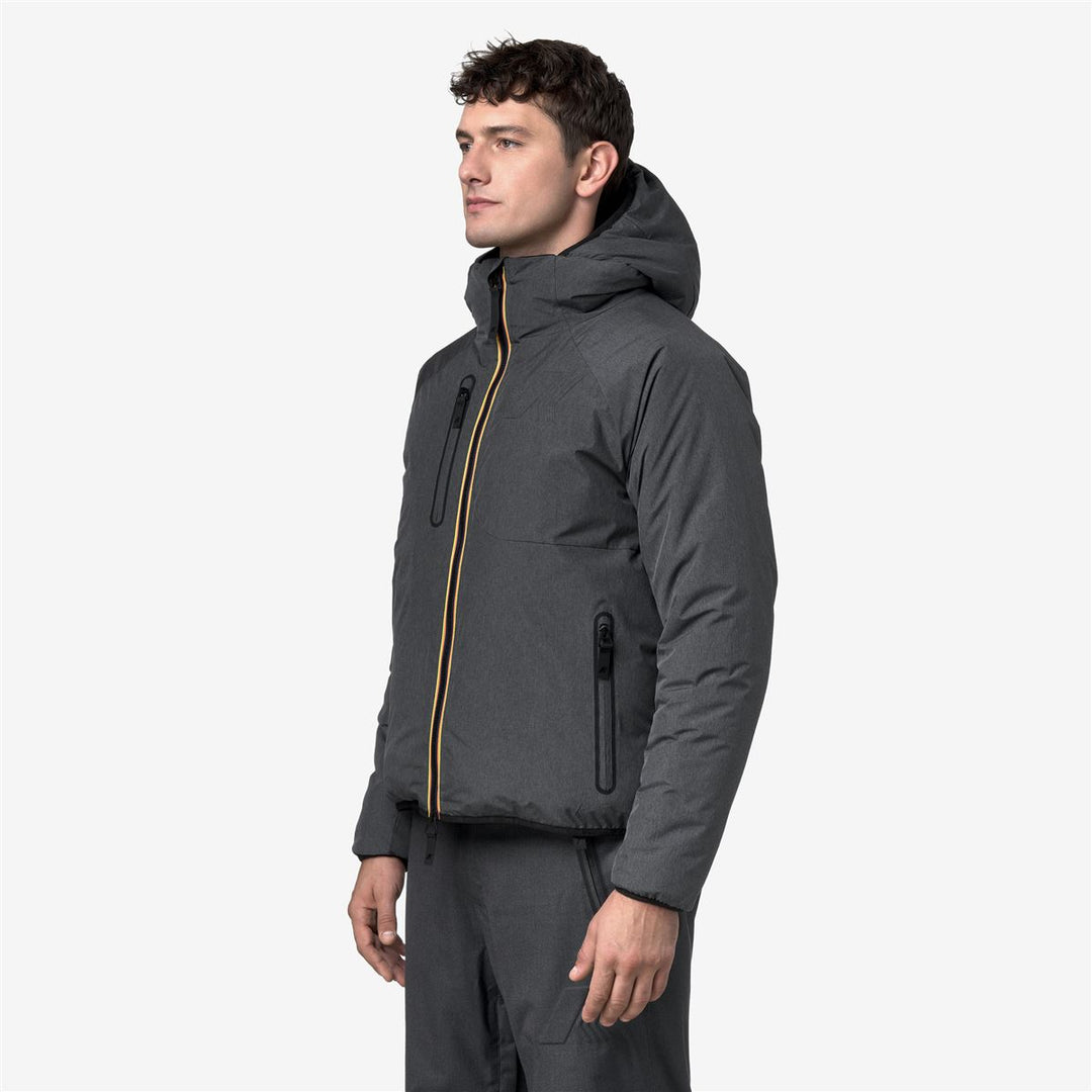 PARPAILLON - Jackets - Mid - MAN - Grey Dark Micro Grid main