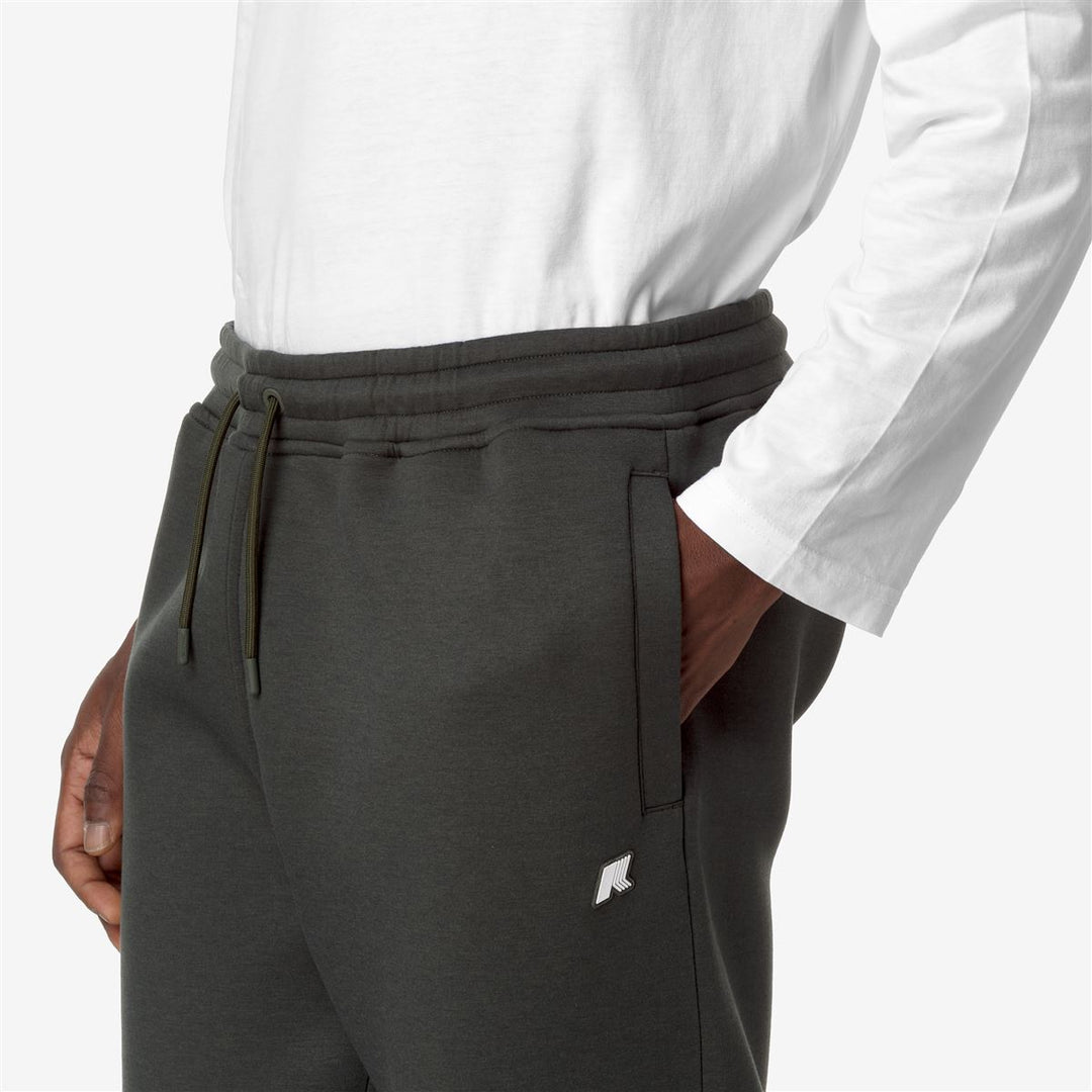 MICKA SPACER - Pants - Sport Trousers - MAN - GREEN BLACKISH