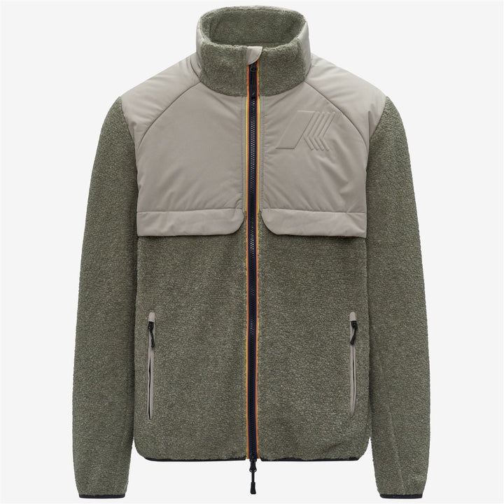 BORNES W POLAR - Fleece - Jacket - MAN - Green Oak 1