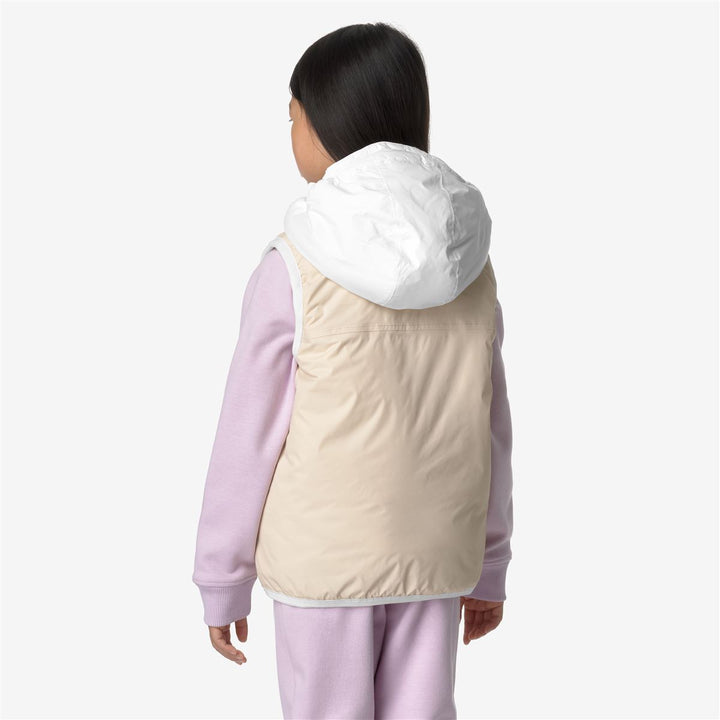 P. LE VRAI 3.0 ORLAN ORSETTO - Jackets - Vest - KID UNISEX - ECRU