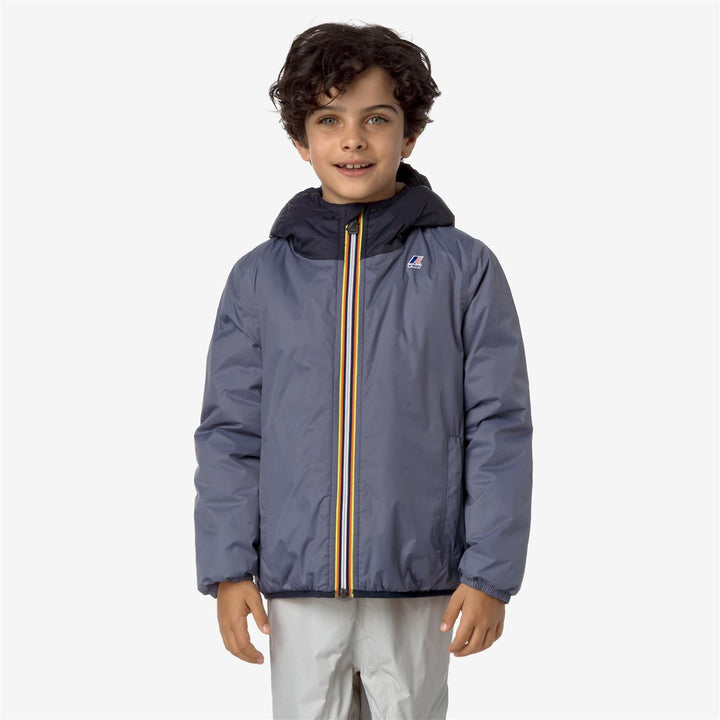 P. LE VRAI 3.0 CLAUDE ORSETTO - Jackets - Mid - KID UNISEX - ECRU-GREY BLUE A-BLUE D