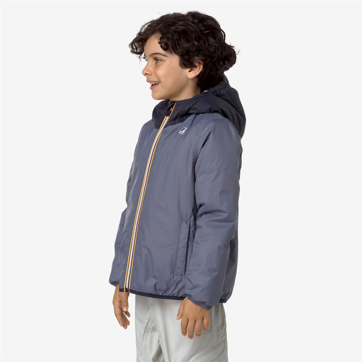 P. LE VRAI 3.0 CLAUDE ORSETTO - Jackets - Mid - KID UNISEX - ECRU-GREY BLUE A-BLUE D