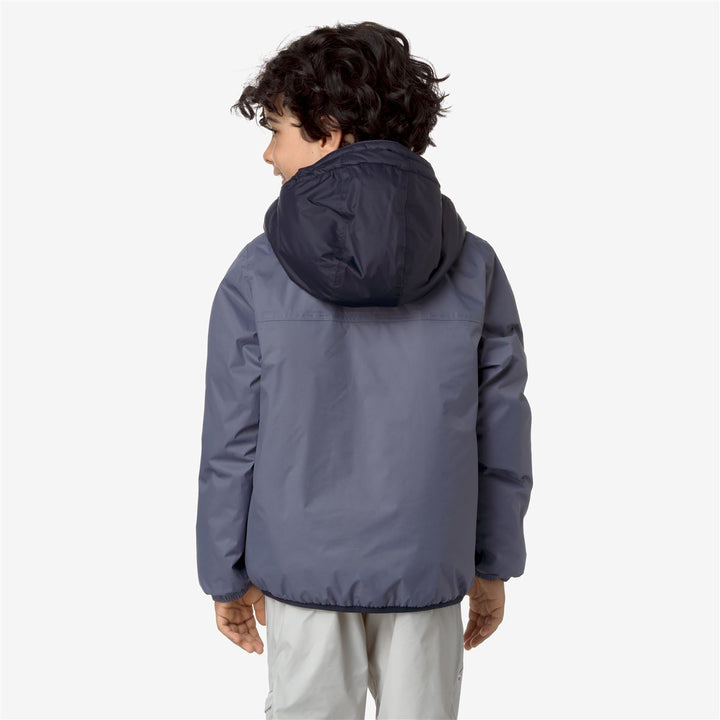 P. LE VRAI 3.0 CLAUDE ORSETTO - Jackets - Mid - KID UNISEX - ECRU-GREY BLUE A-BLUE D