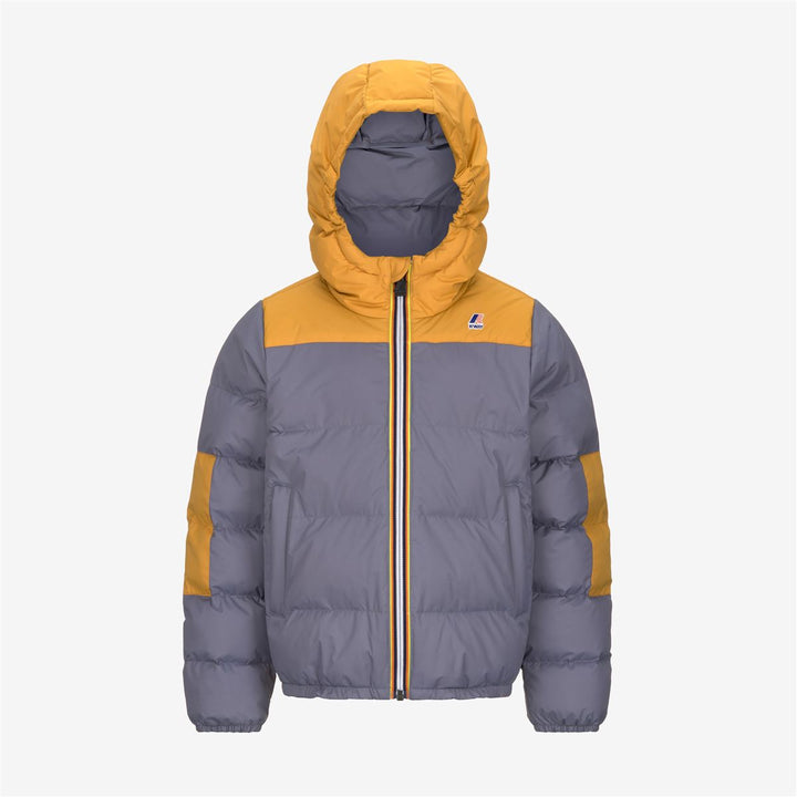 P. LE VRAI 3.0 CLAUDE HEAVY WARM - Jackets - Mid - KID UNISEX - GREY BLUE AVIO-YELLOW INCA