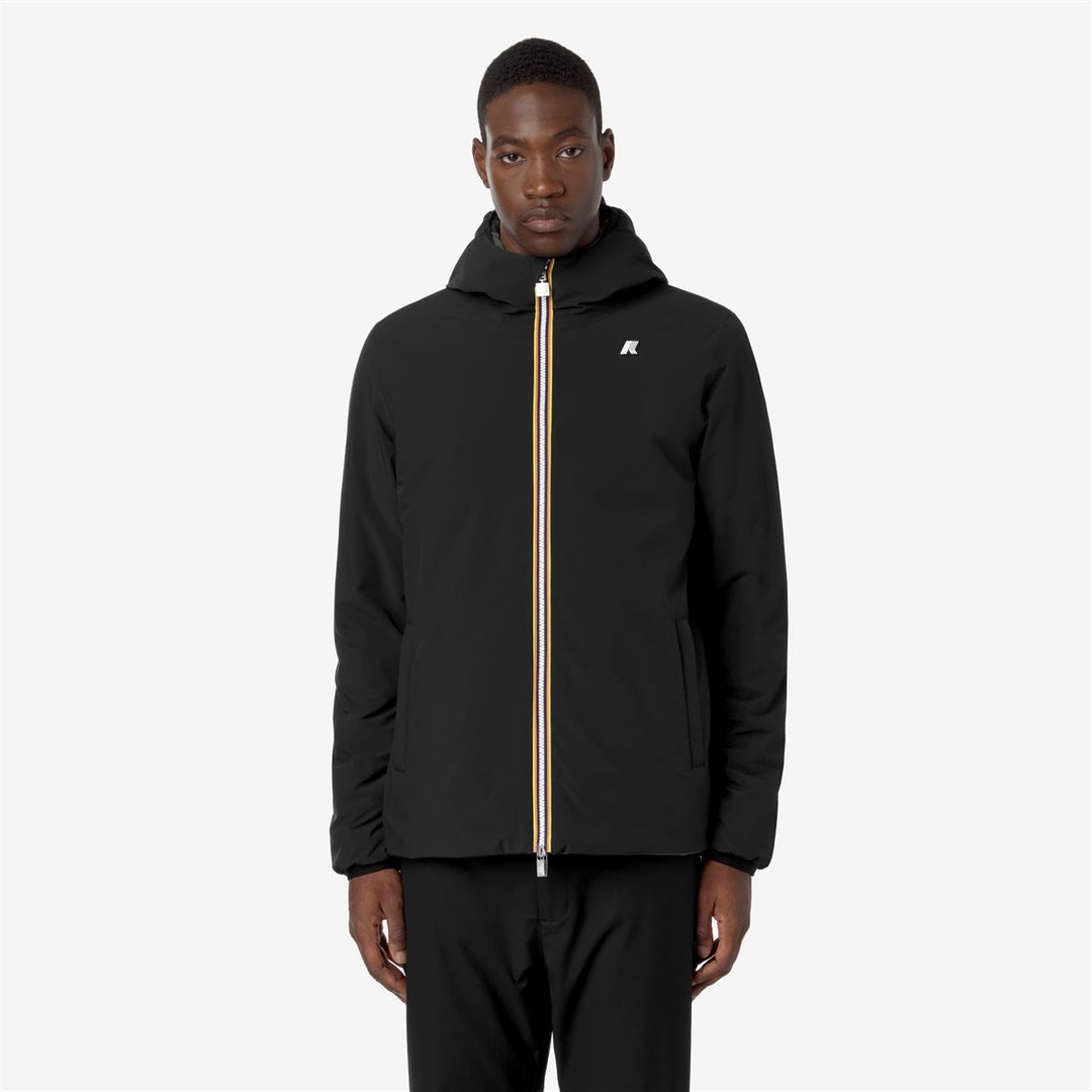 JACK ST WARM REVERSIBLE - Jackets - Short - MAN - BLACK PURE-GREEN BLACKISH