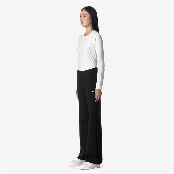 JANINNE LIGHT SPACER - Pants - Sport Trousers - WOMAN - BLACK PURE