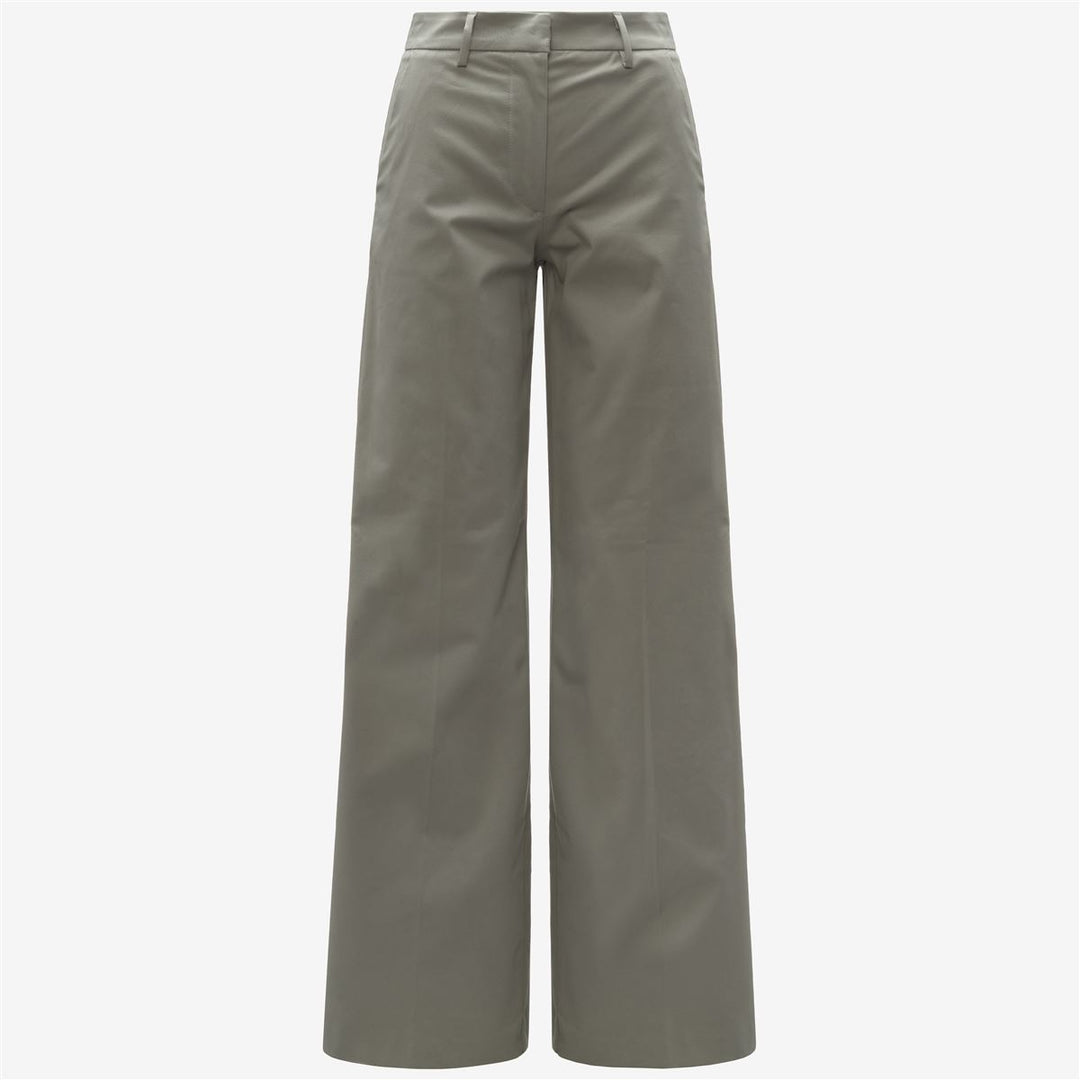 TYANNE TWILL TECH PEACH - Pants - CHINO - WOMAN - Green Oak 01