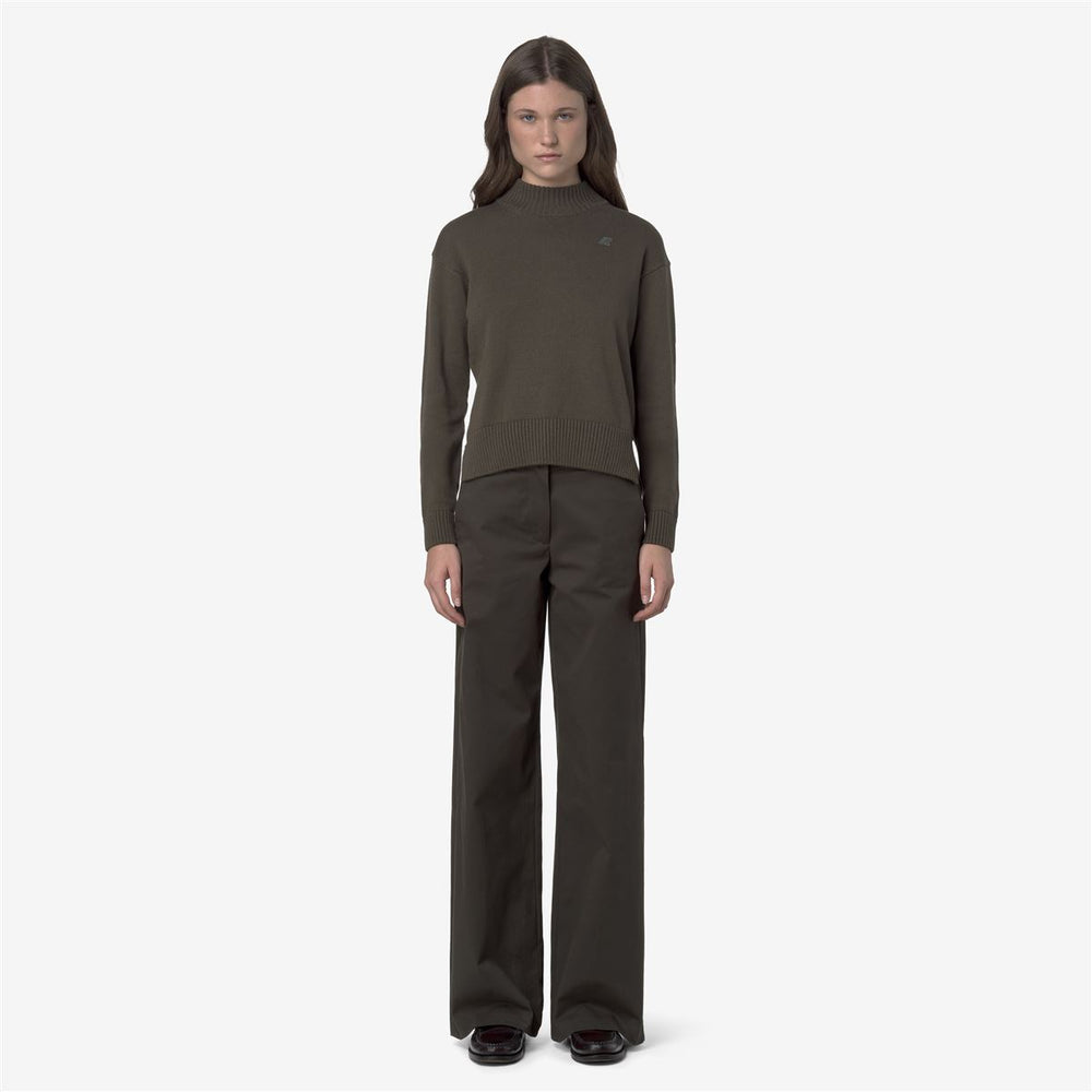 TYANNE TWILL TECH PEACH - Pants - CHINO - WOMAN - Black Olive 02
