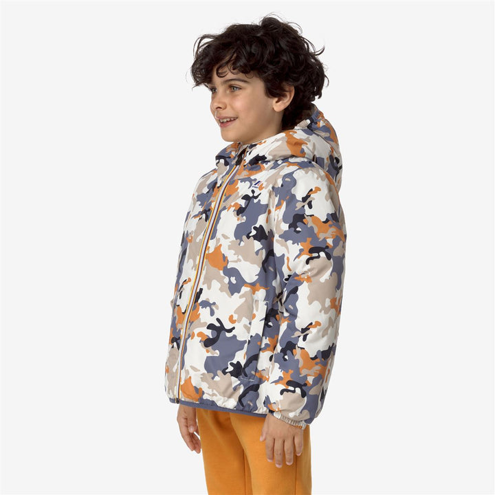 P. LE VRAI 3.0 CLAUDE ORSETTO GRAPHIC - Jackets - Mid - KID UNISEX - ECRU-CAMO BOY AVIO