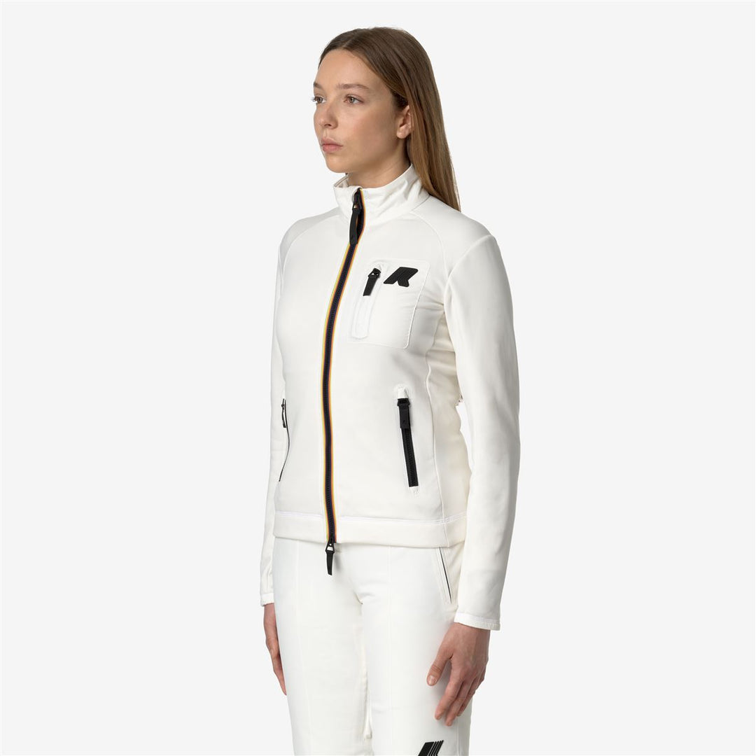 MARNAZ - Fleece - Jacket - WOMAN - WHITE GARDENIA