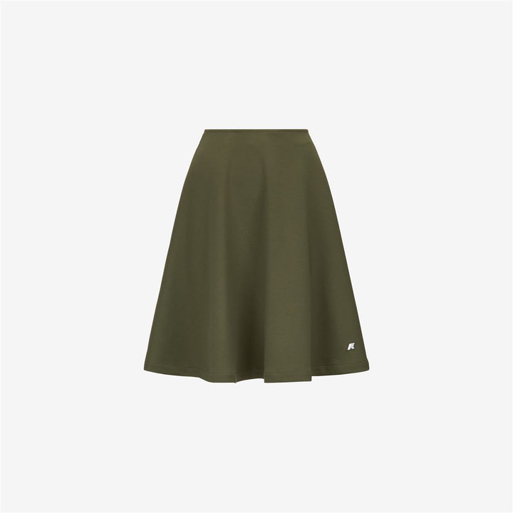 BERENIL LIGHT SPACER - Skirts - Longuette - WOMAN - GREEN CYPRESS