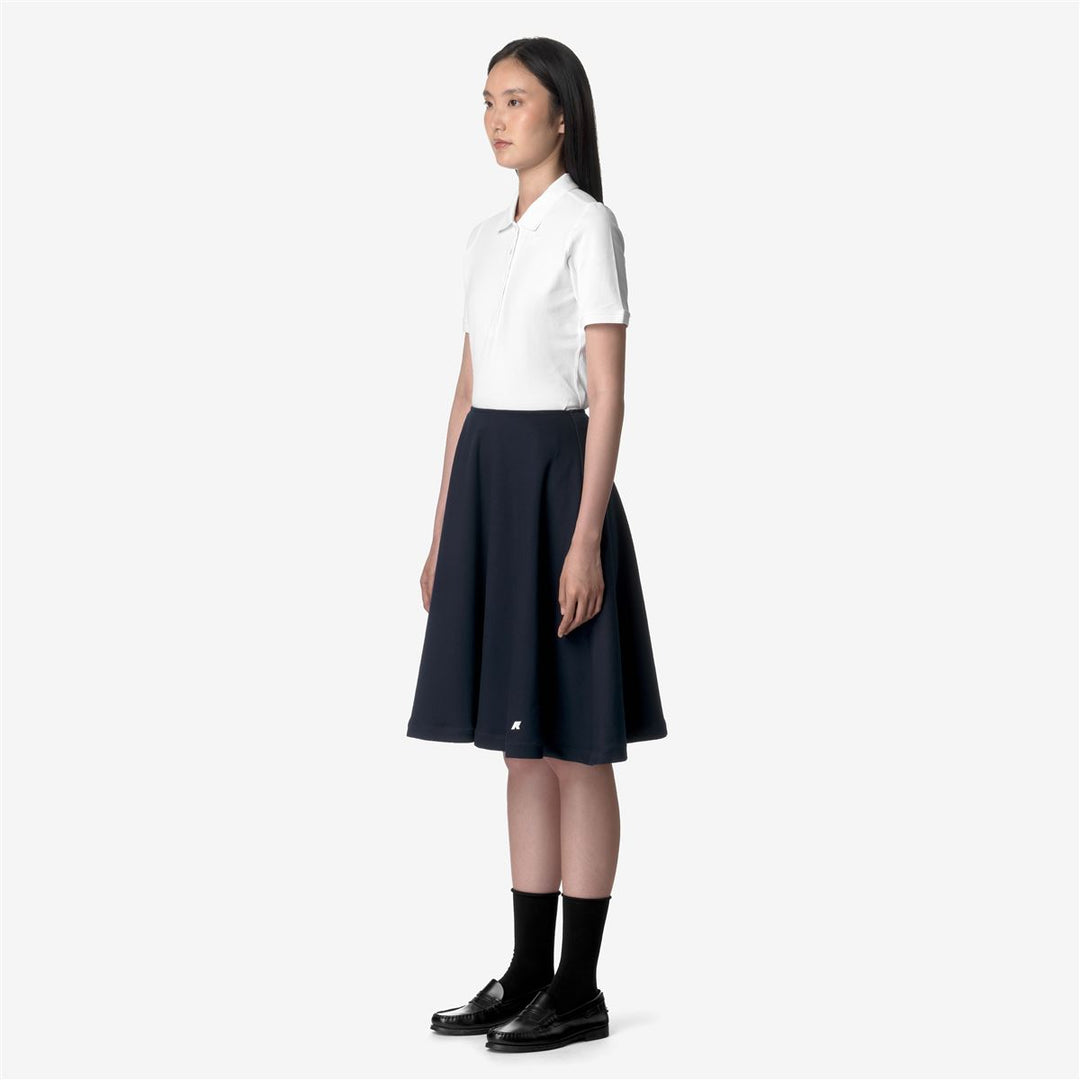 BERENIL LIGHT SPACER - Skirts - Longuette - WOMAN - BLUE DEPTH