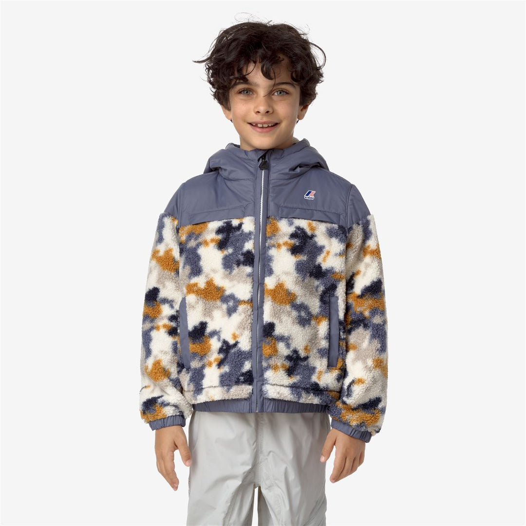 LE VRAI 3.0 P. JILDAZ ORSETTO GRAPHIC - Fleece - Jacket - KID UNISEX - AVIO-CAMO BOY AVIO