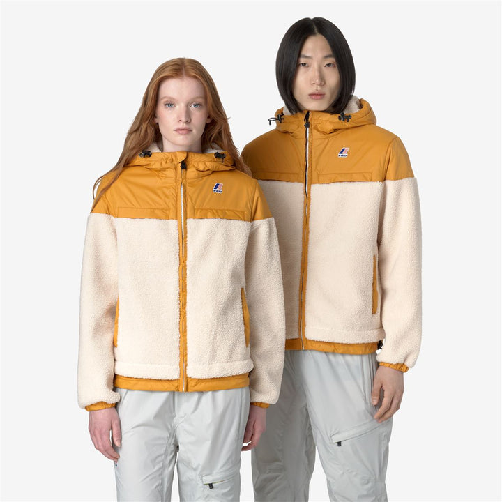 LE VRAI 3.0 JILDAZ ORSETTO - Fleece - Jacket - UNISEX - ECRU-YELLOW INCA