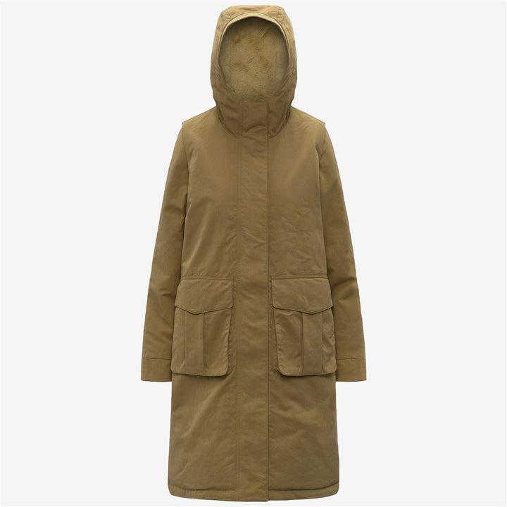 BRUNIL COTTON FEEL - Jackets - Long - WOMAN - Beige Seed-Beige FUR 1