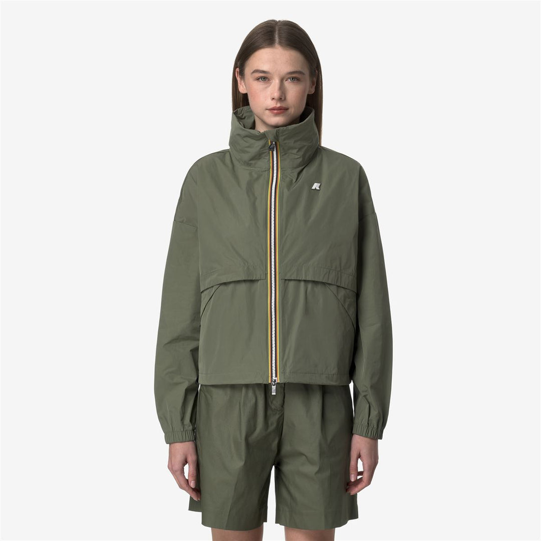 AUBETTE MEMORY TOUCH - Jackets - Short - WOMAN - GREEN LICHEN