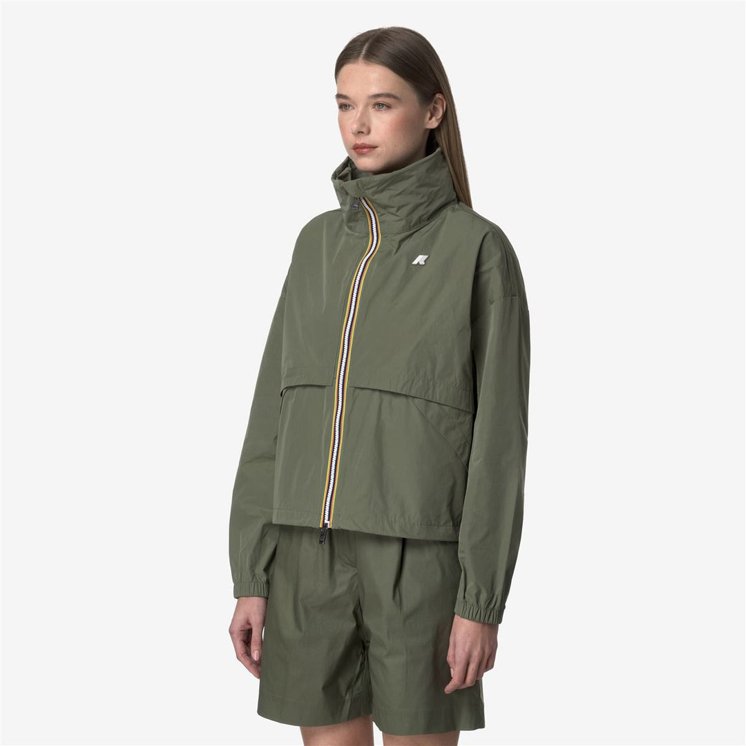 AUBETTE MEMORY TOUCH - Jackets - Short - WOMAN - GREEN LICHEN