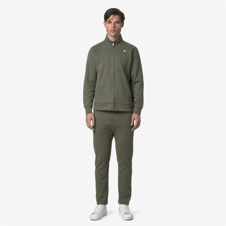 ITON INTERLOCK - Pantalons - Pantalon de sport - Homme - Green Lichen 2