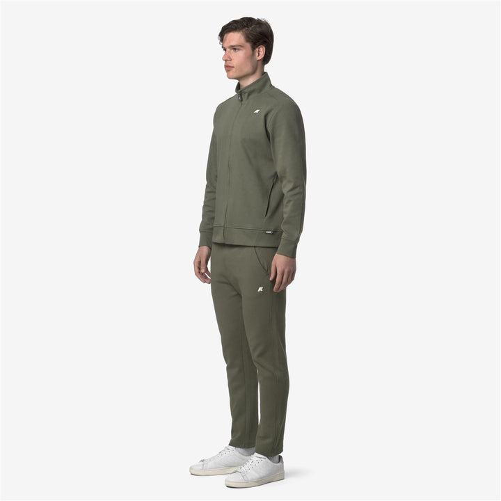 ITON INTERLOCK - Pantalons - Pantalon de sport - Homme - Green Lichen 3