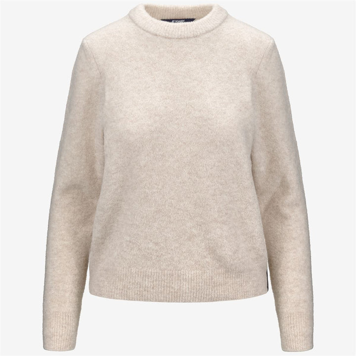 CLARISSE WOOL MERINO BOUCLE - Knitwear - Pull  Over - WOMAN - BEIGE  MOONBEAM