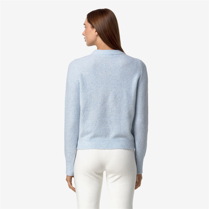 CLARISSE WOOL MERINO BOUCLE - Knitwear - Pull  Over - WOMAN - BLUE BALLAD