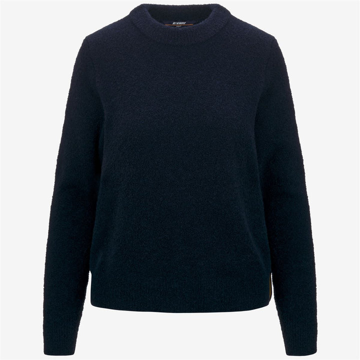 CLARISSE WOOL MERINO BOUCLE - Knitwear - Pull  Over - WOMAN - BLUE DEPTH