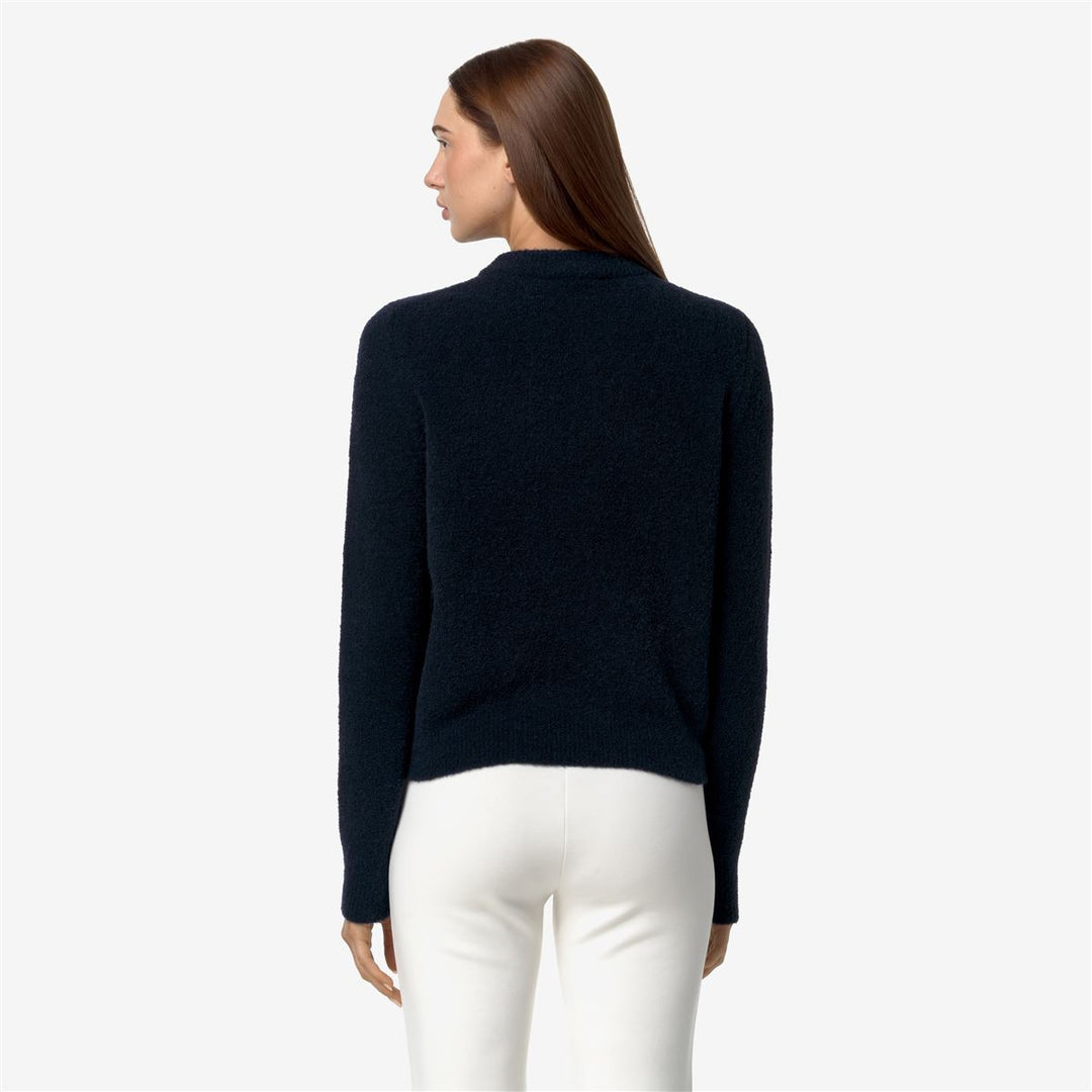 CLARISSE WOOL MERINO BOUCLE - Knitwear - Pull  Over - WOMAN - BLUE DEPTH