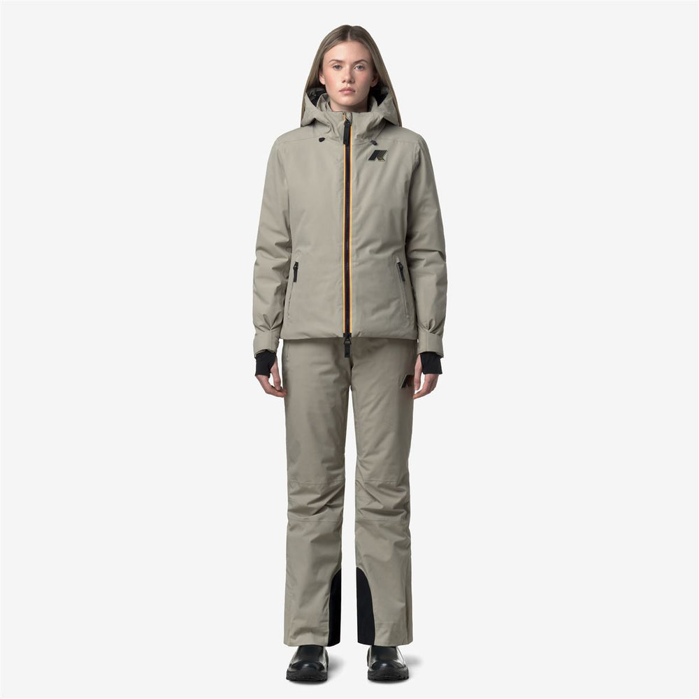 LEROS 2L FANCY - Pants - Sport Trousers - WOMAN - Green Oak 02