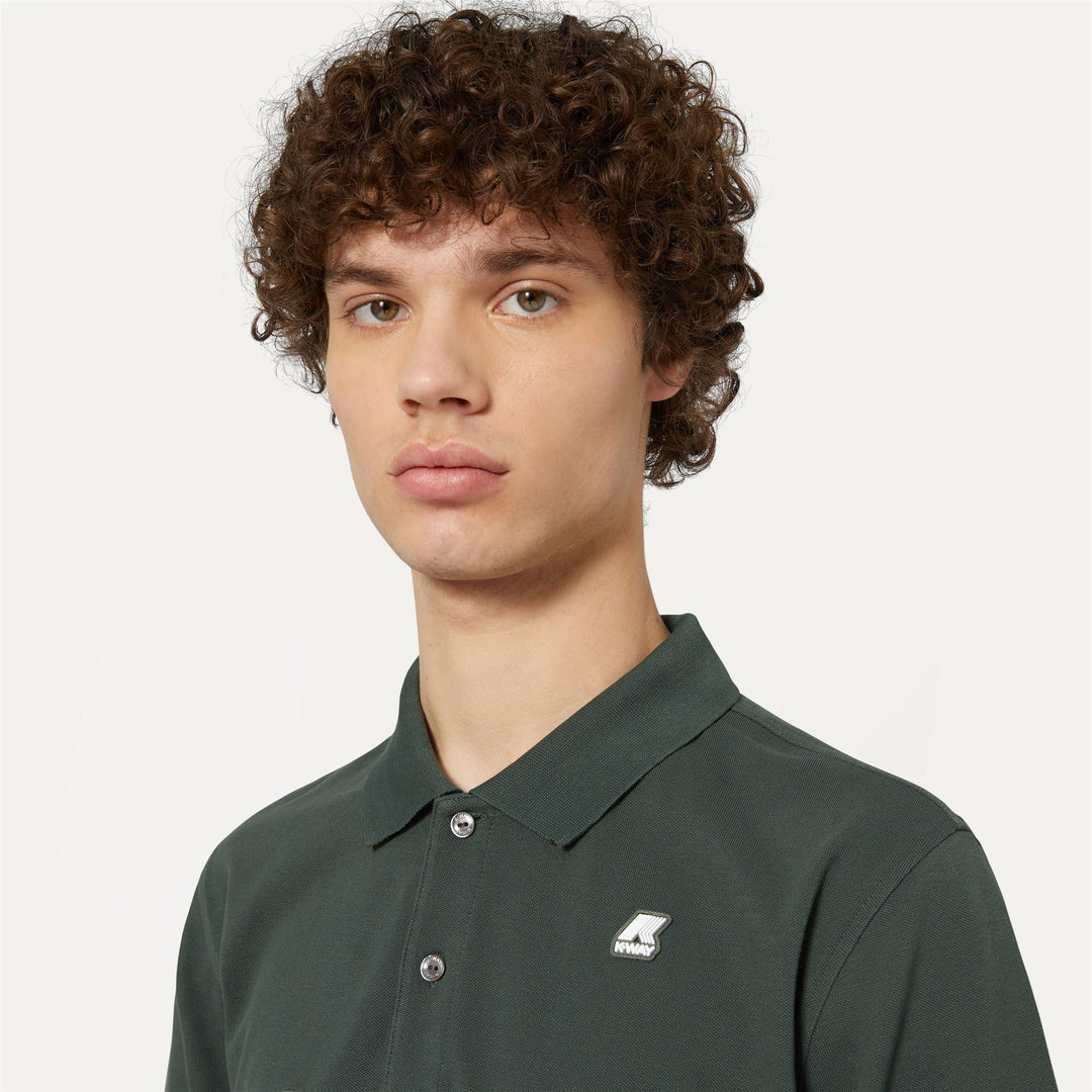 VINCENT - Polo Shirts - Polo - MAN - GREEN BLACKISH