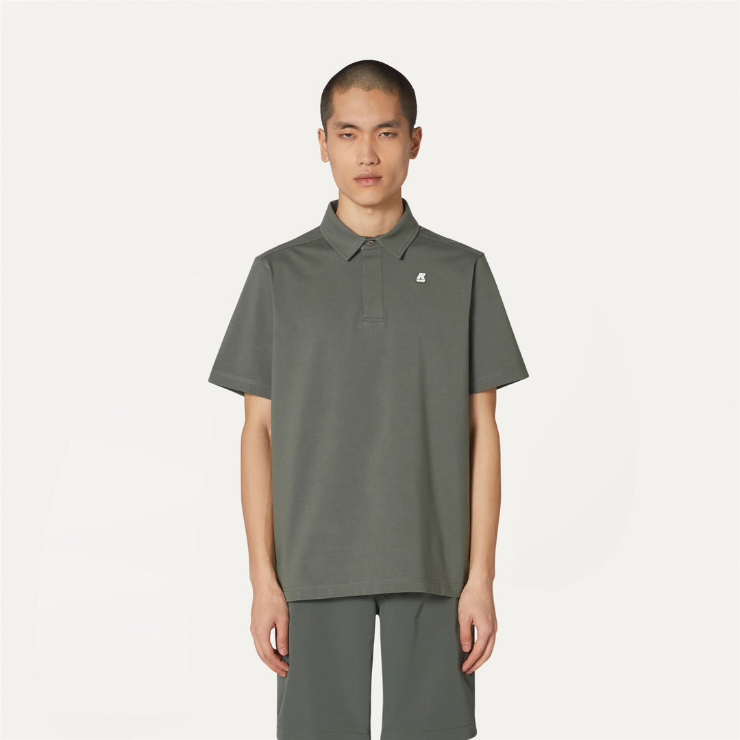 VINCELLE - Polo Shirts - Polo - MAN - GREEN BLACKISH