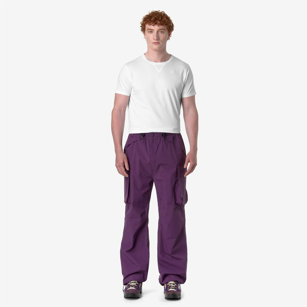 ED-SHELL 2.1 AMIABLE DIEMME - Pants - Sport Trousers - UNISEX - VIOLET PURPLE