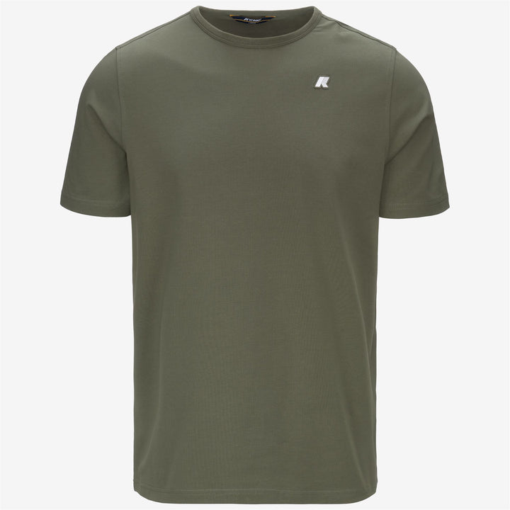 ADAME LIGHT STRETCH JERSEY - T-ShirtsTop - T-Shirt - MAN - GREEN LICHEN