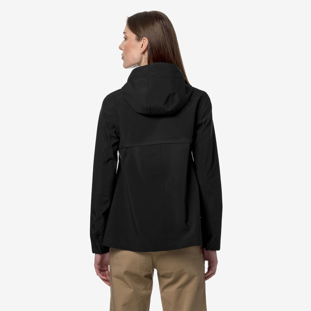 MADALINA BONDED JERSEY - Jackets - Mid - WOMAN - BLACK PURE