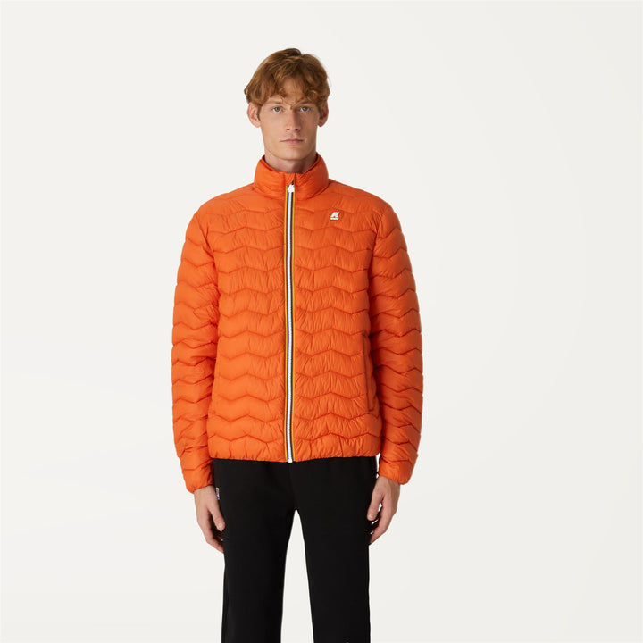 VALENTINE QUILTED WARM - Jackets - Short - MAN - ORANGE RUST