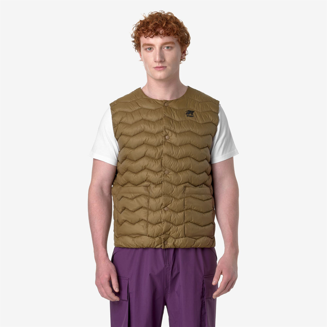 VALTY QUILTED WARM DIEMME - Jackets - Vest - MAN - BROWN CORDA