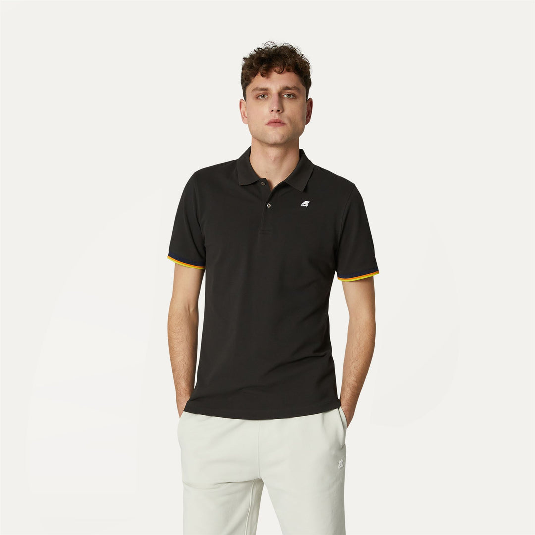 VINCENT - Polo Shirts - Polo - MAN - BLACK PURE