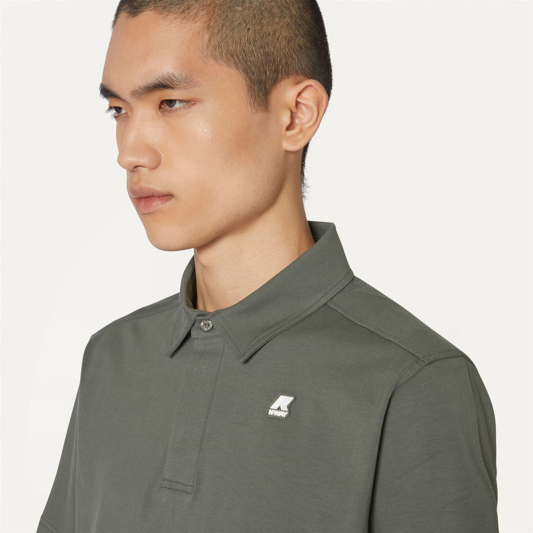 VINCELLE - Polo Shirts - Polo - MAN - GREEN BLACKISH