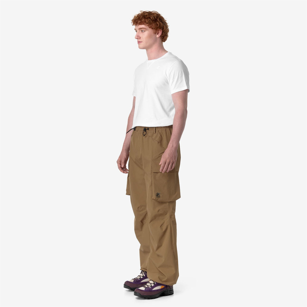 ED-SHELL 2.1 AMIABLE DIEMME - Pants - Sport Trousers - UNISEX - BROWN CORDA