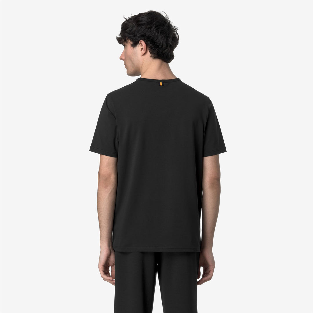 ADAME LIGHT STRETCH JERSEY - T-ShirtsTop - T-Shirt - MAN - BLACK PURE