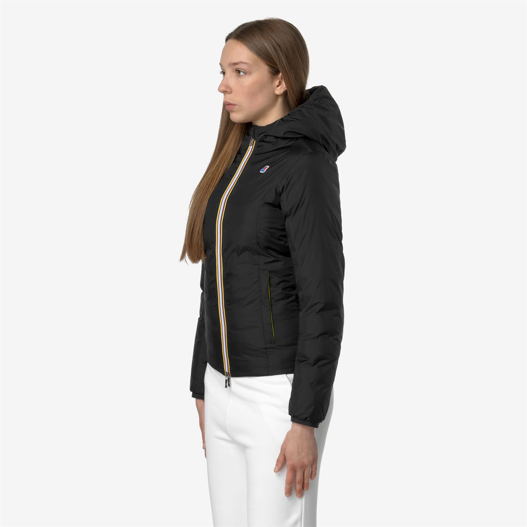 LILY THERMO PLUS.2 REVERSIBLE - Jackets - Short - WOMAN - BLACK PURE-GREY SMOKED