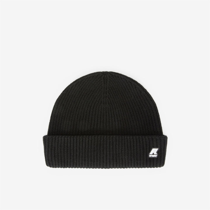 BRICE CARDIGAN STITCH WOOL - Headwear - Hat - UNISEX - BLACK PURE