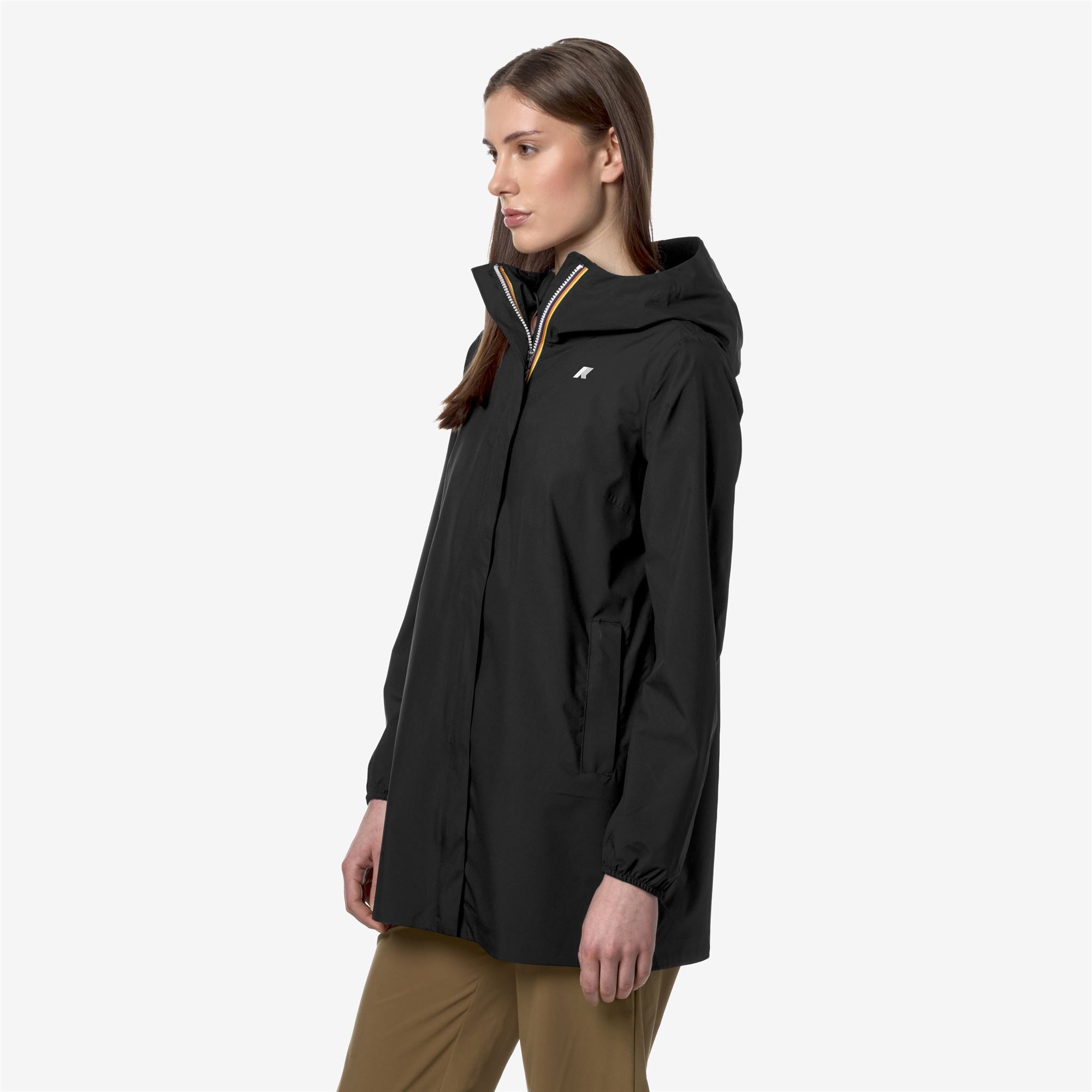 アウターその他 K-WAY SOPHIE STRETCH DOT (54072) K-Way Sophie Stretch Poly Jersey Depht Blue Vestes de pluie