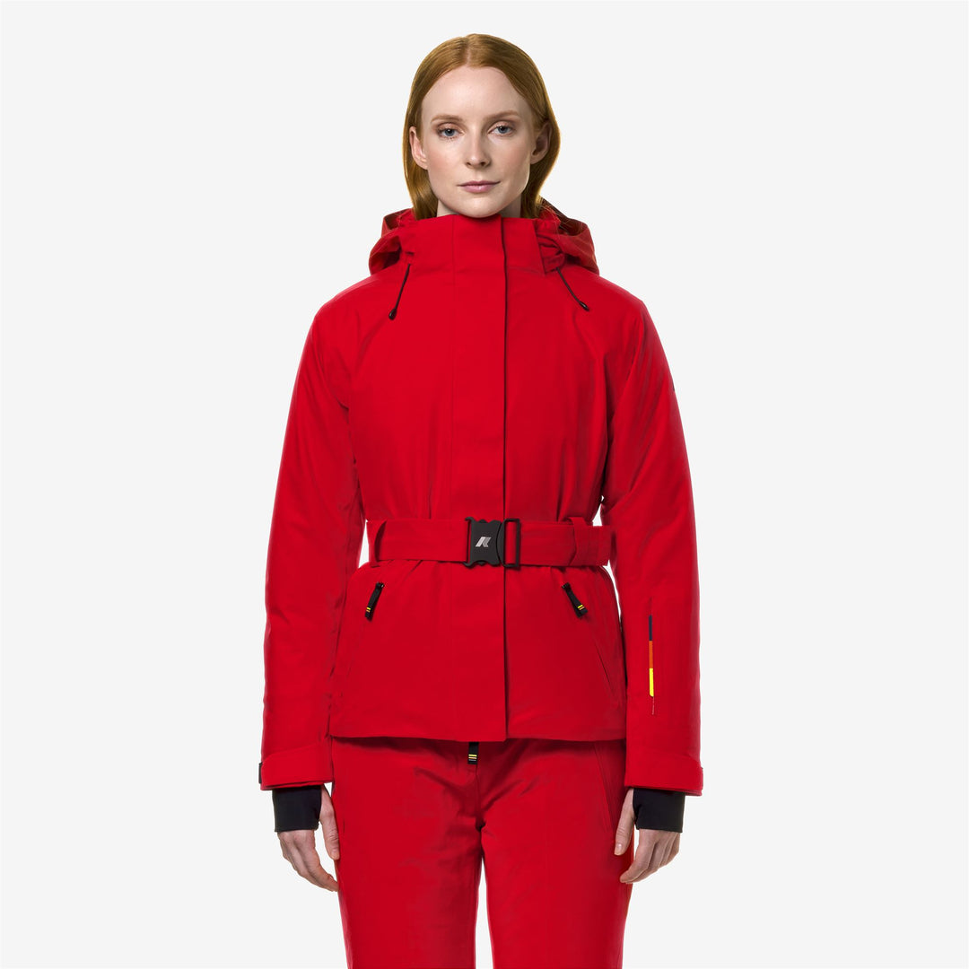 CHEVRIL MICRO TWILL 2 LAYERS - Jackets - Mid - WOMAN - RED