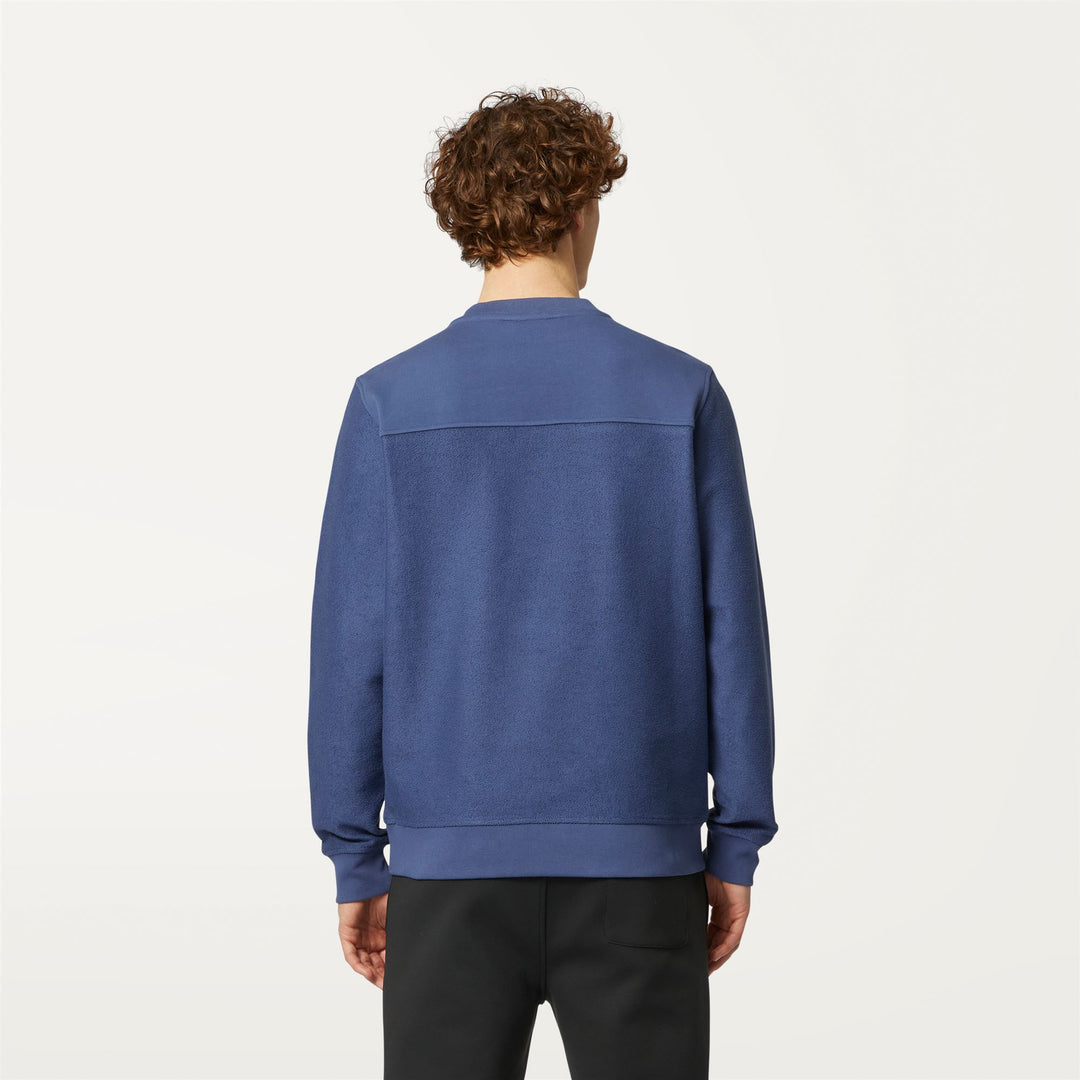 JULIO - Fleece - Pull  Over - MAN - BLUE INDIGO