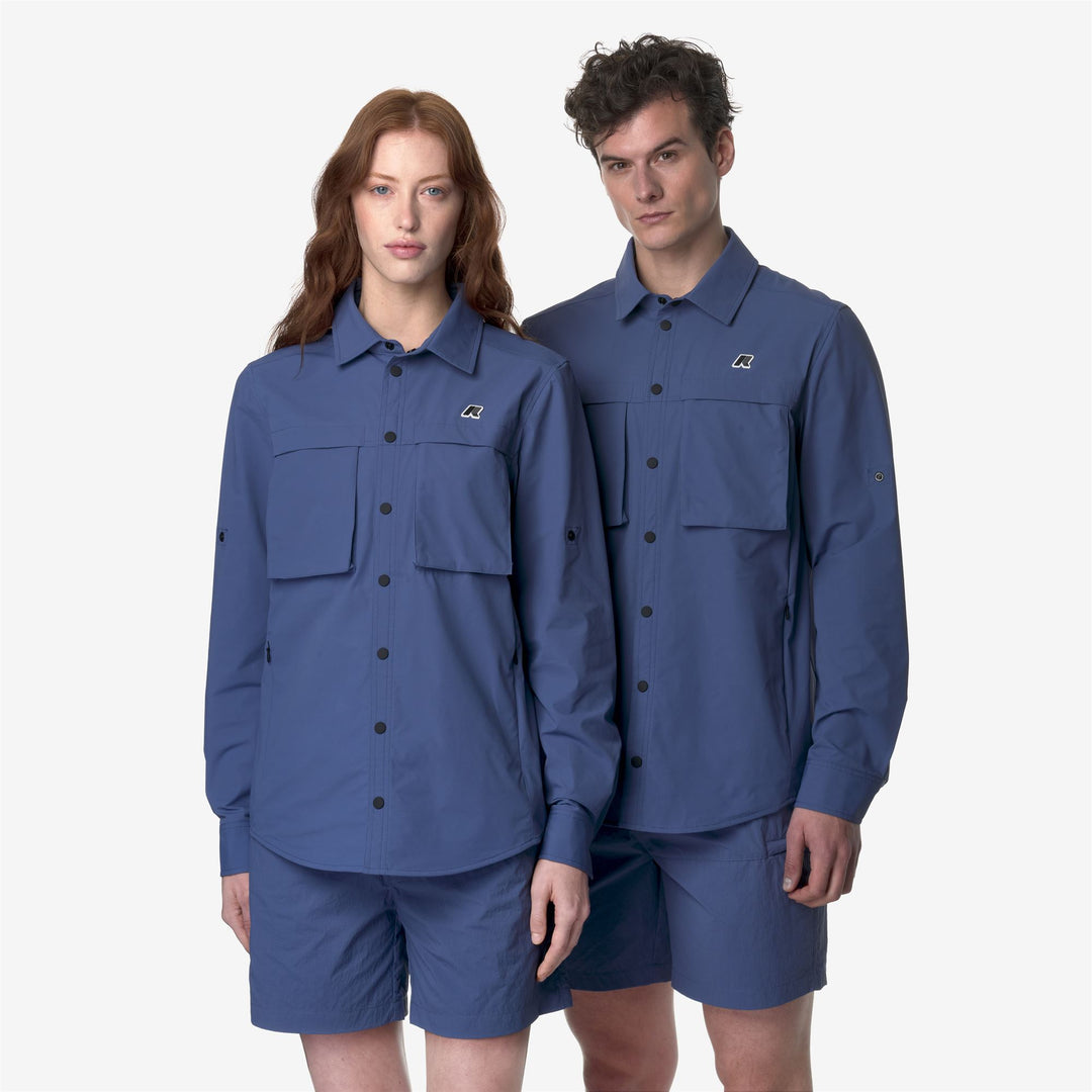 SEYNE - Shirts - CLASSIC - UNISEX - BLUE FIORD