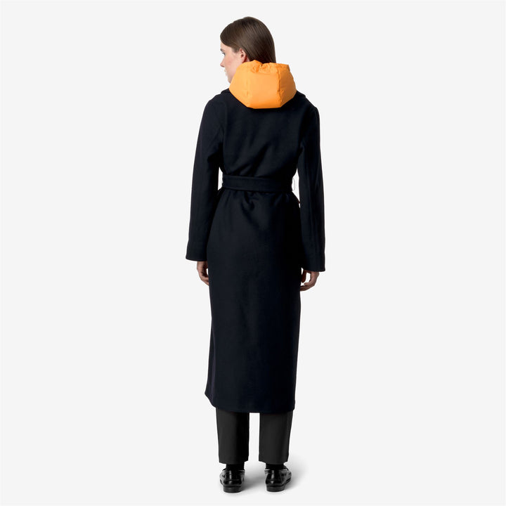 JORANCE WOOLMARK - Jackets - Long - WOMAN - BLUE DEPTH-ORANGE